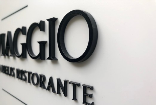 3D-Schrift für Restaurant