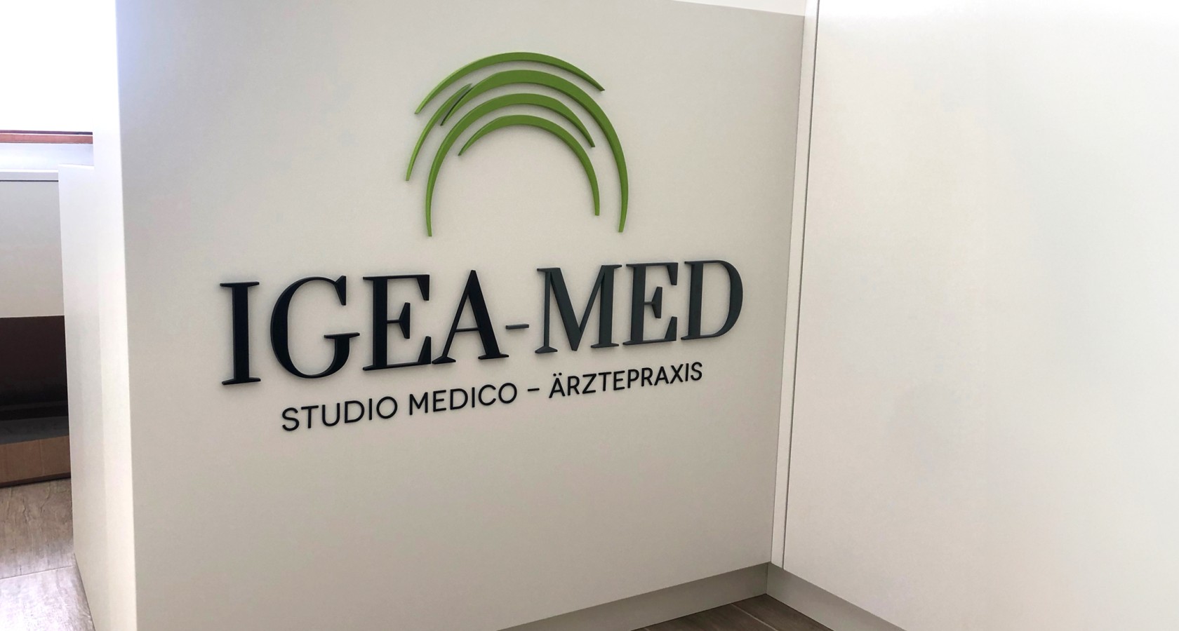 3D-Schrift Arztpraxis