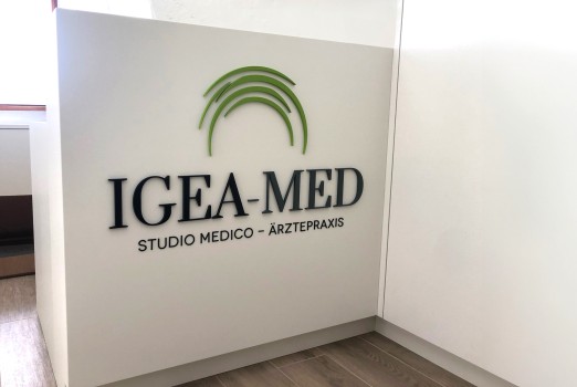 3D-Schrift Arztpraxis