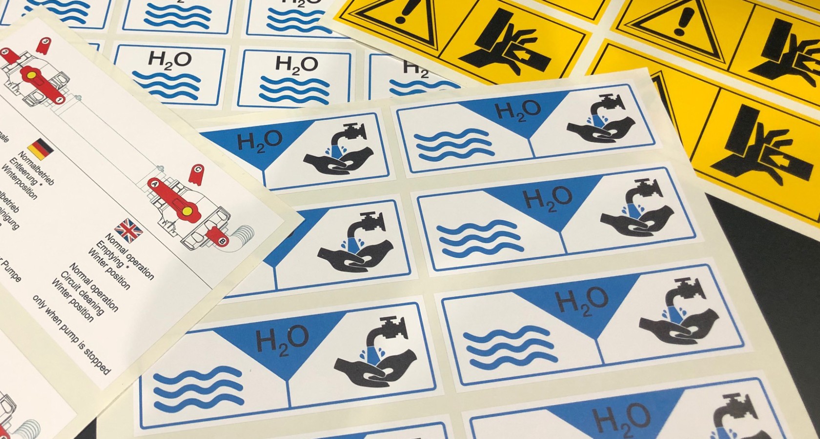 Etichette adesive per l'industria