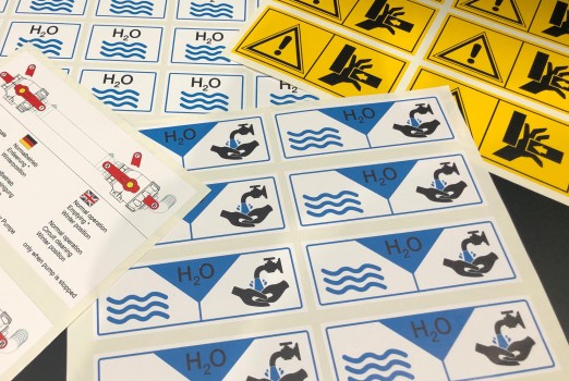 Etichette adesive per l'industria