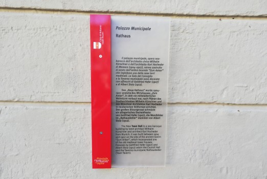 Targa stampata per municipio